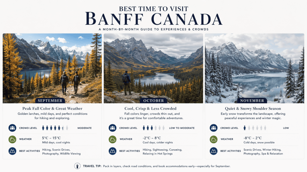 Best Time to Visit Banff Canada