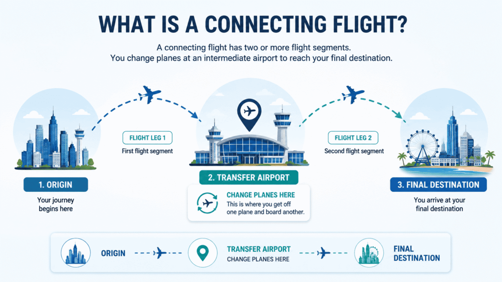 Definition of Connecting Flight