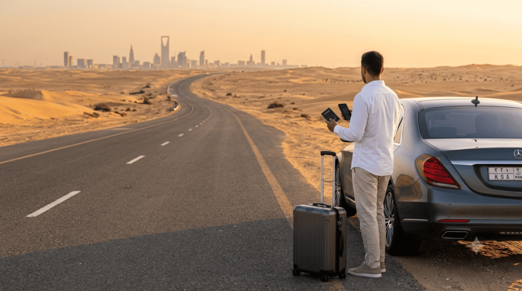 UAE resident preparing passport for multiple trips to Saudi Arabia