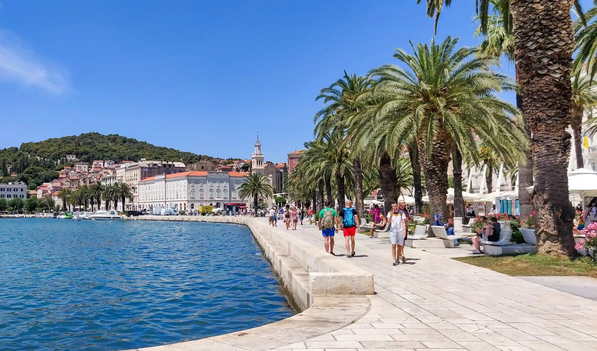 Diocletian’s Palace and the Riva waterfront in Split
