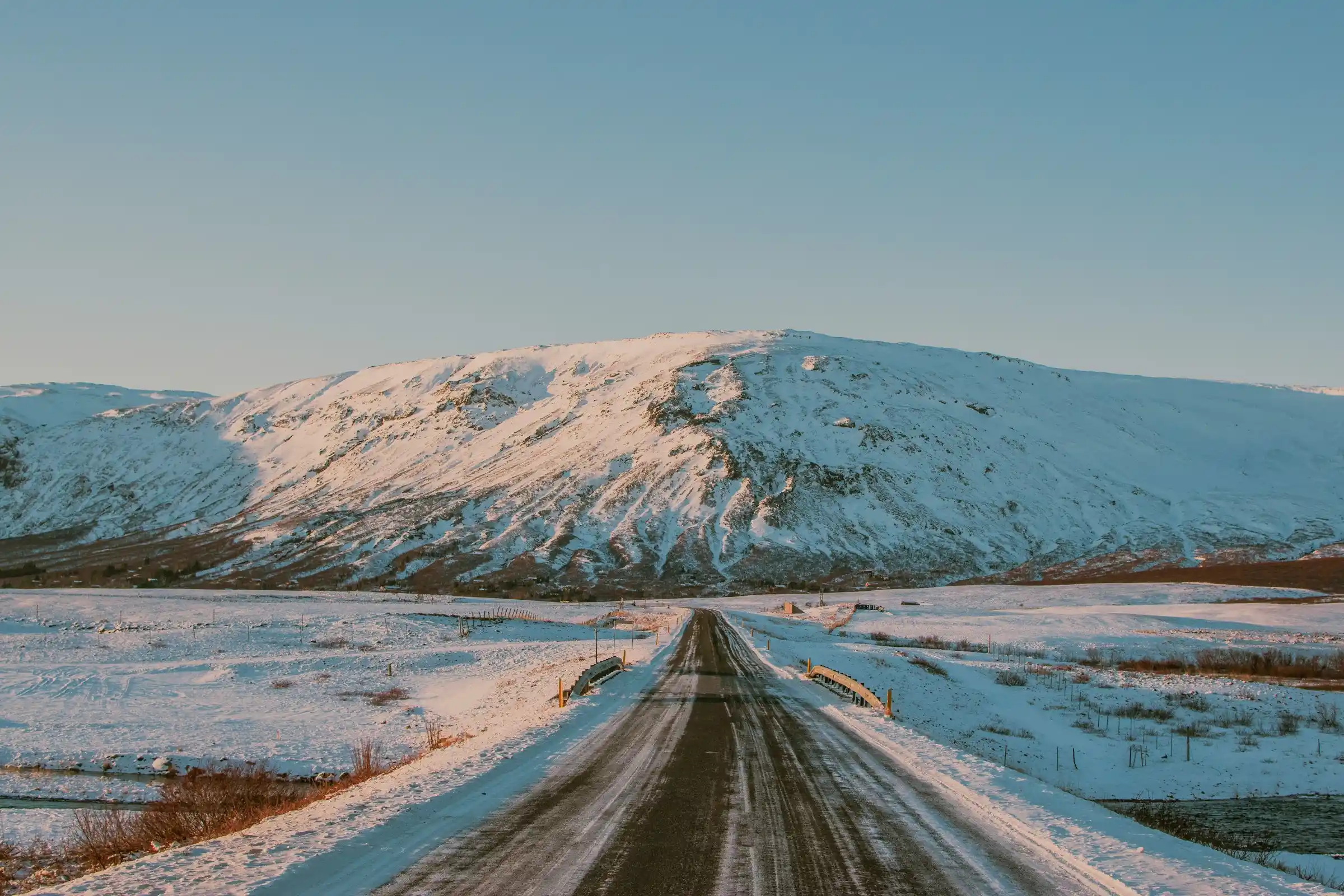 The rift valley and footpath at Thingvellir National Park on Iceland's Golden Circle