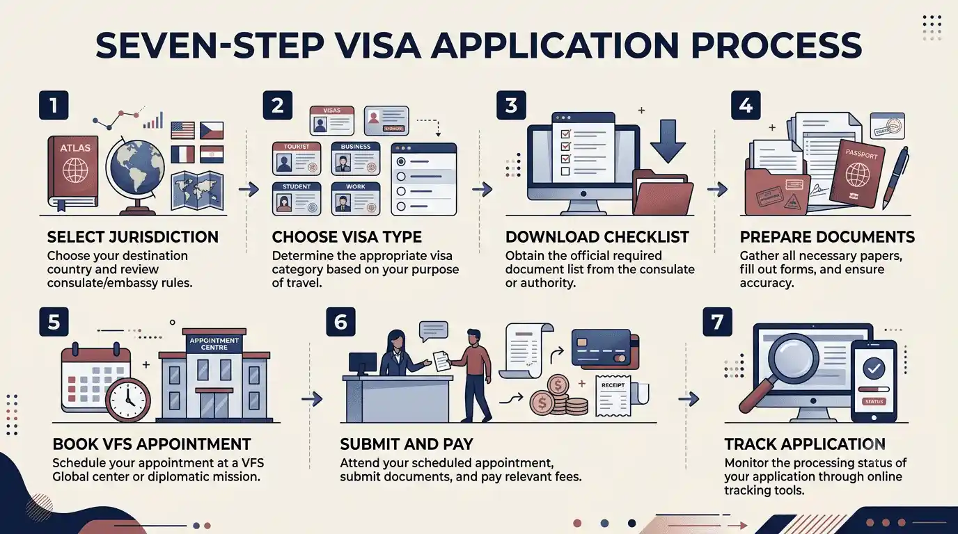 Steps for UAE residents applying for a Japan visa through VFS