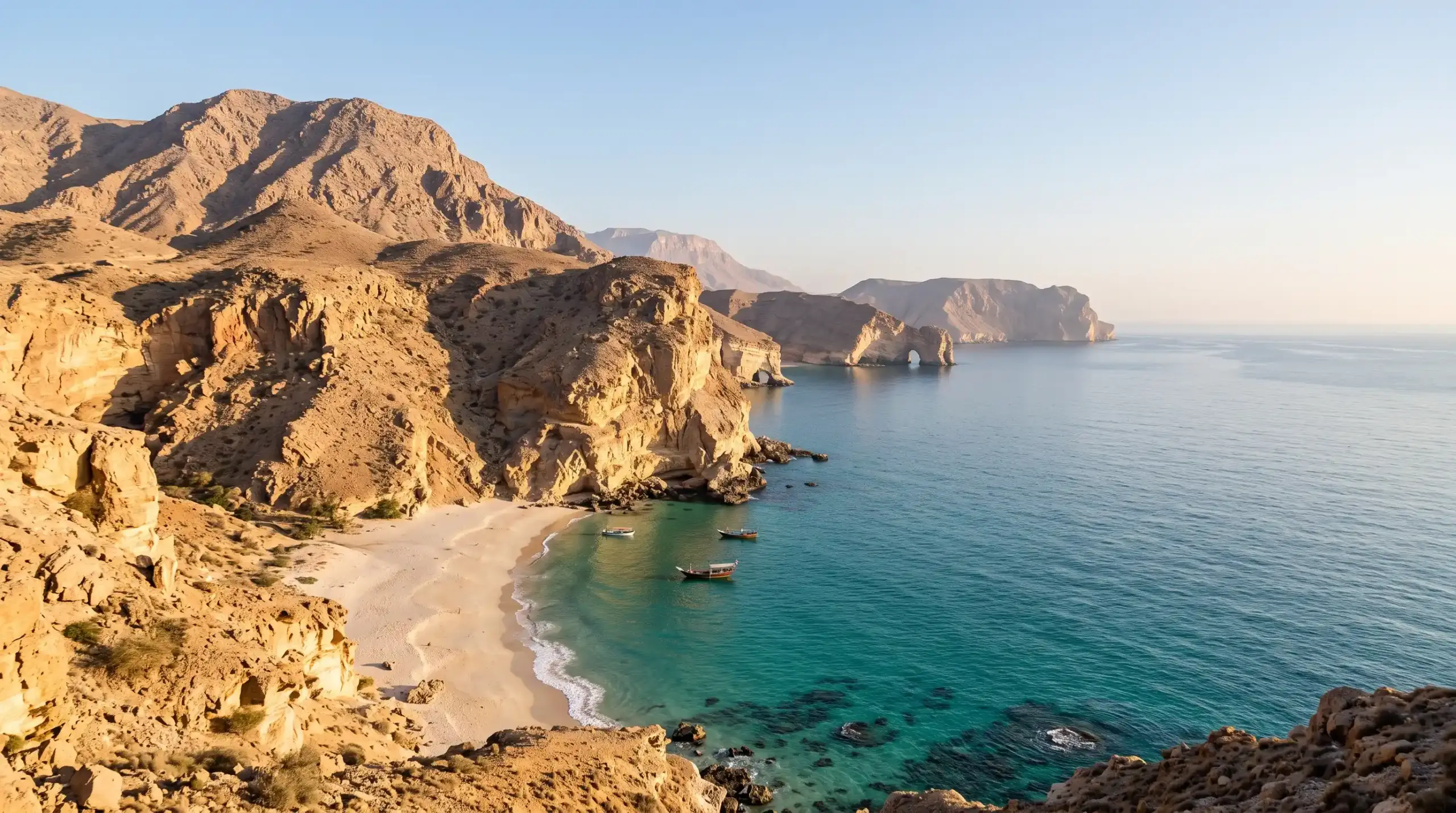 Oman coastline landscape representing 14 days visa free entry